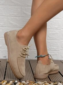 Giày bệt Nữ - Màu Khaki - Xem 6