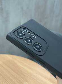 Ốp điện thoại trơn - màu đen - Xem 3