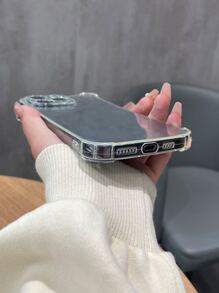 Anti-fall Clear Phone Case - Clear - View 3