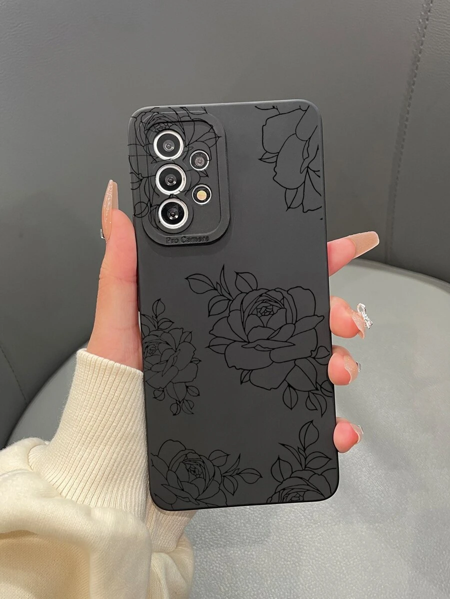Floral Pattern Phone Case - Multicolor - View 1