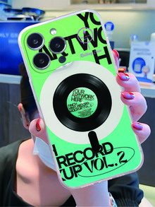 Anti-fall CD Pattern Phone Case - Multicolor - View 5