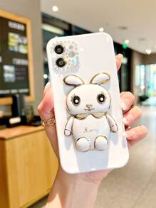 Ốp điện thoại đính đá lấp lánh hình thỏ, phiên bản quốc tế, không phải phiên bản nội địa. - Nhiều màu - Xem 4