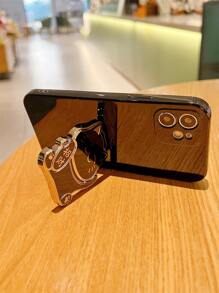 Ốp điện thoại trơn có hình mèo, tương thích với iPhone 15/15Plus/15Pro/15Promax, phiên bản quốc tế, không phải phiên bản nội địa. - Nhiều màu - Xem 4