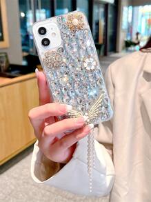 镶钻装饰手机壳，兼容 15/15Plus/15Pro/15Pro Max国际版，非国内版 - 彩色 - 查看 3
