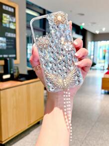 镶钻装饰手机壳，兼容 15/15Plus/15Pro/15Pro Max国际版，非国内版 - 彩色 - 查看 5