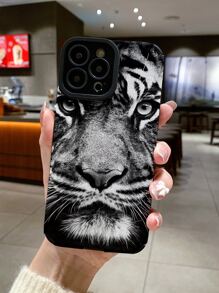 Tiger Pattern Phone Case - Multicolor - View 1