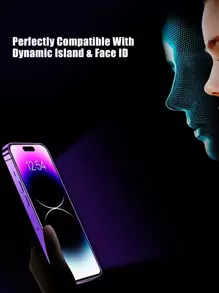 2 Pieces Apple Full-Screen Anti-Peep And Anti-Fall Protective Film Compatible With IPhone 16 Pro Max/16/16 Pro/16 Plus/15 Pro Max/15/15 Pro/15 Plus/14 Pro Max/14/14 Pro/14 Plus/13 Pro Max/13/13 Pro/12/11 Screen Protector, Compatible With IPhone Privacy Screen Protector, Anti-Fall, Mobile Phone Accessories, Protective Film Gift For Birthday, Family, Friends Tempered Glass, Anti-Spy, Phone Screen Protector