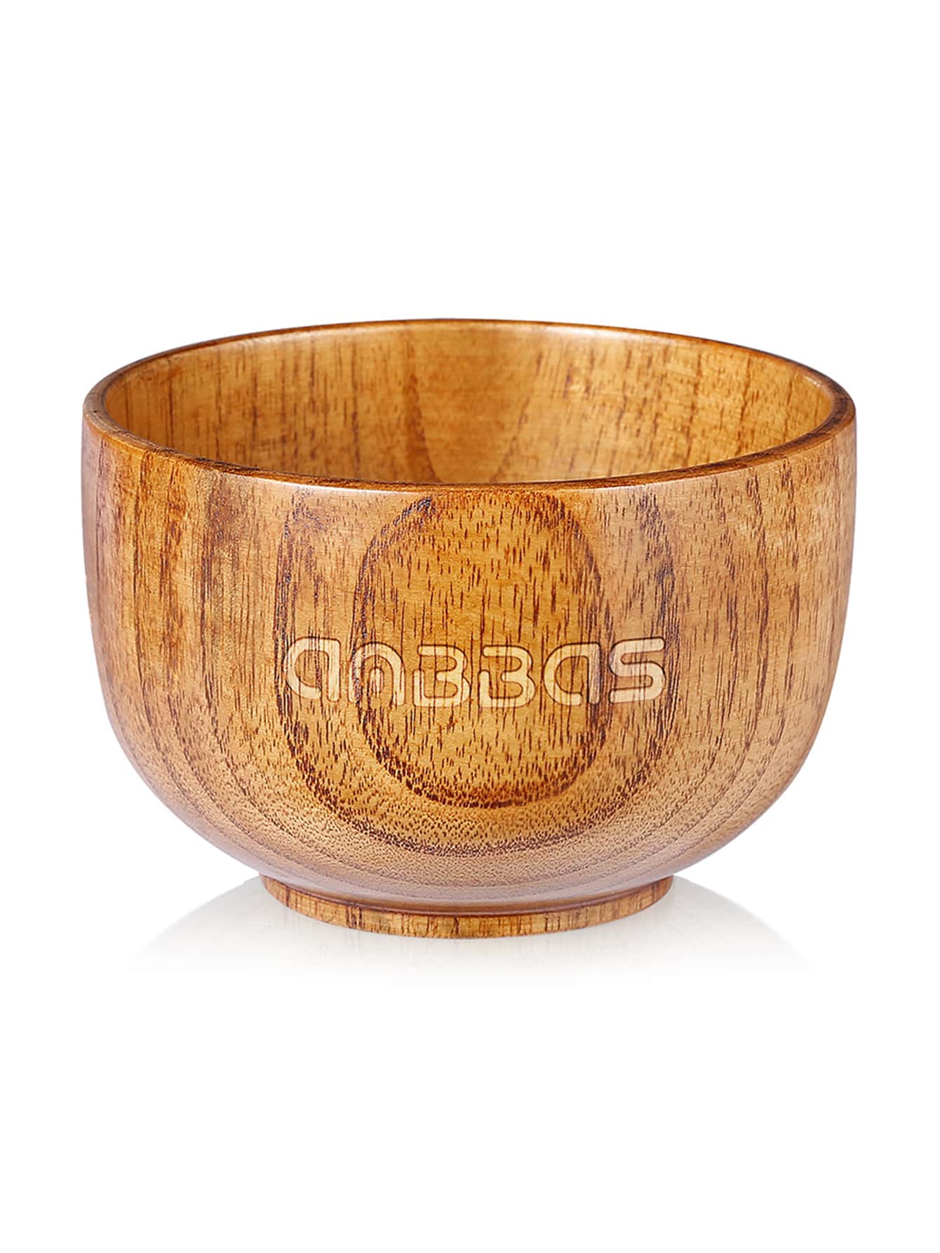 剃須皂木碗，1入組棗木手工男士剃須刷泡沫豐富碗