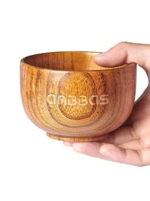 剃須皂木碗，1入組棗木手工男士剃須刷泡沫豐富碗