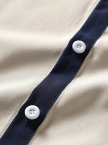 Manfinity Homme Men Plus Striped Print Shirt Without Tee - Multicolor - View 7