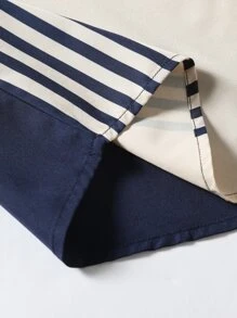 Manfinity Homme Men Plus Striped Print Shirt Without Tee - Multicolor - View 6