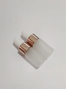 10 件 3 毫升精油玻璃滴管空瓶磨砂样品瓶带玻璃滴管滴管用于滴管精油瓶，香水香薰化妆品容器，客厅家居卧室浴室家居装饰，旅行用品，婚礼，派对，生日，送给男士妈妈爸爸朋友的礼物，新年，配饰，有趣的礼物 - 無色 - 查看 2