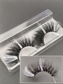 1對25mm角色扮演假睫毛 - 彩色 - 查看 2