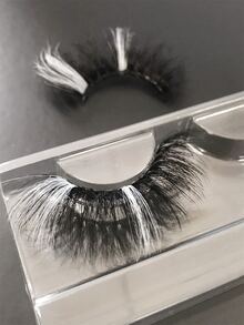 1對25mm角色扮演假睫毛 - 彩色 - 查看 4