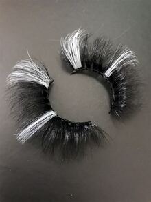 1對25mm角色扮演假睫毛 - 彩色 - 查看 6