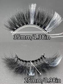 1對25mm角色扮演假睫毛 - 彩色 - 查看 8