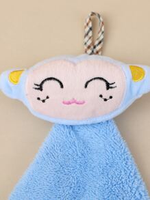 1入組套卡通猴子裝飾毛巾卡通可愛家用手巾 - 藍色 - 查看 3