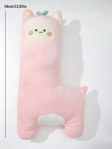 1入組卡通設計裝飾抱枕沙發可愛抱枕 - 粉色 - 查看 5