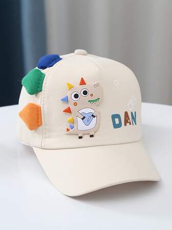 幼童卡通和字母圖案棒球帽