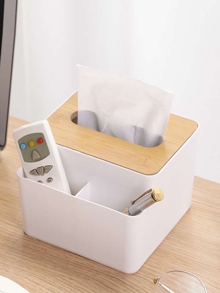 Dvkptbk Plateau De Rangement Boîte à Mouchoirs Rectangulaire Pour Salle De Bain Comptoir Chambre Commodes Bureau Organisateur Multifonctionnel