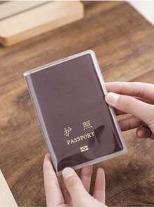 旅行多功能透明防水护照身份证夹假期配件旅行必需品海滩旅行收纳包暑假返校旅行用品旅行收纳包旅行用品旅行钱包护照夹护照钱包海滩度假包夏季圣诞假期 - 無色 - 查看 1