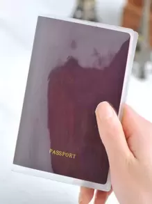 旅行多功能透明防水护照身份证夹假期配件旅行必需品海滩旅行收纳包暑假返校旅行用品旅行收纳包旅行用品旅行钱包护照夹护照钱包海滩度假包夏季圣诞假期 - 無色 - 查看 2