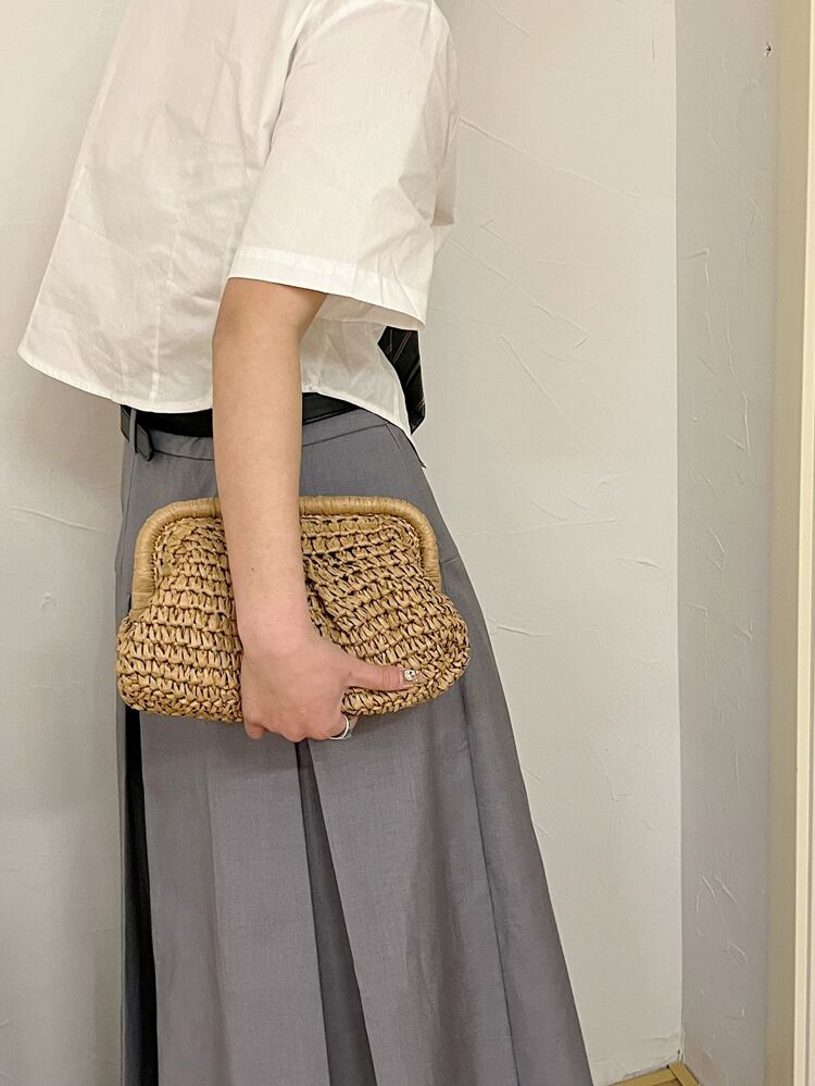 Ruched Design Straw Bag Paper, Beach Essentials Women Bags For Vacation & Holiday, Eye-Catching Beach Bag Summer, Summer Straw Beach Bag For Women, Hottest Beach Bags For Women