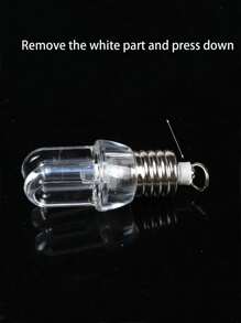 閃電燈泡裝飾耳環 - 彩色 - 查看 6