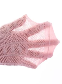 5對女童網眼卡通兔子短襪 - 彩色 - 查看 5