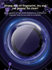 3pcs Tempered Lens Protector Compatible With iPhone15/15Plus/15Pro/15Promax - Clear - View 5