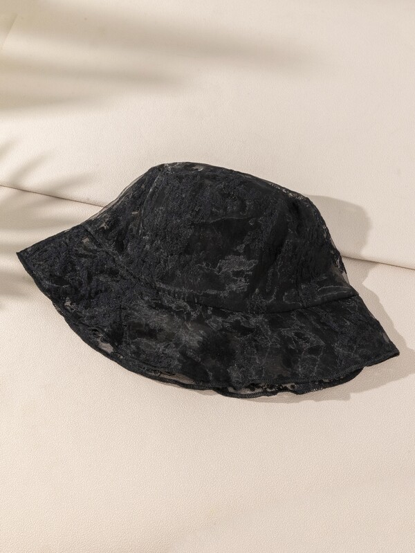 Floral Embroidered Bucket Hat SHEIN USA