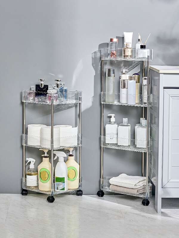 1pc Clear Bathroom Storage Rack SHEIN USA