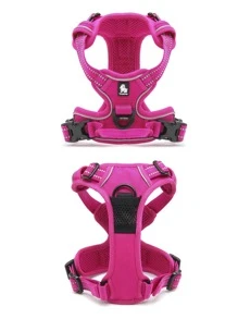 Truelove 1pc No Pull Pet Harness For Cat And Dog For Outdoor - Hot Pink - View 6