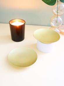 2pcs/set 	Iron Candle Holder, Modern Golden Candle Stand For Home - Gold - View 2