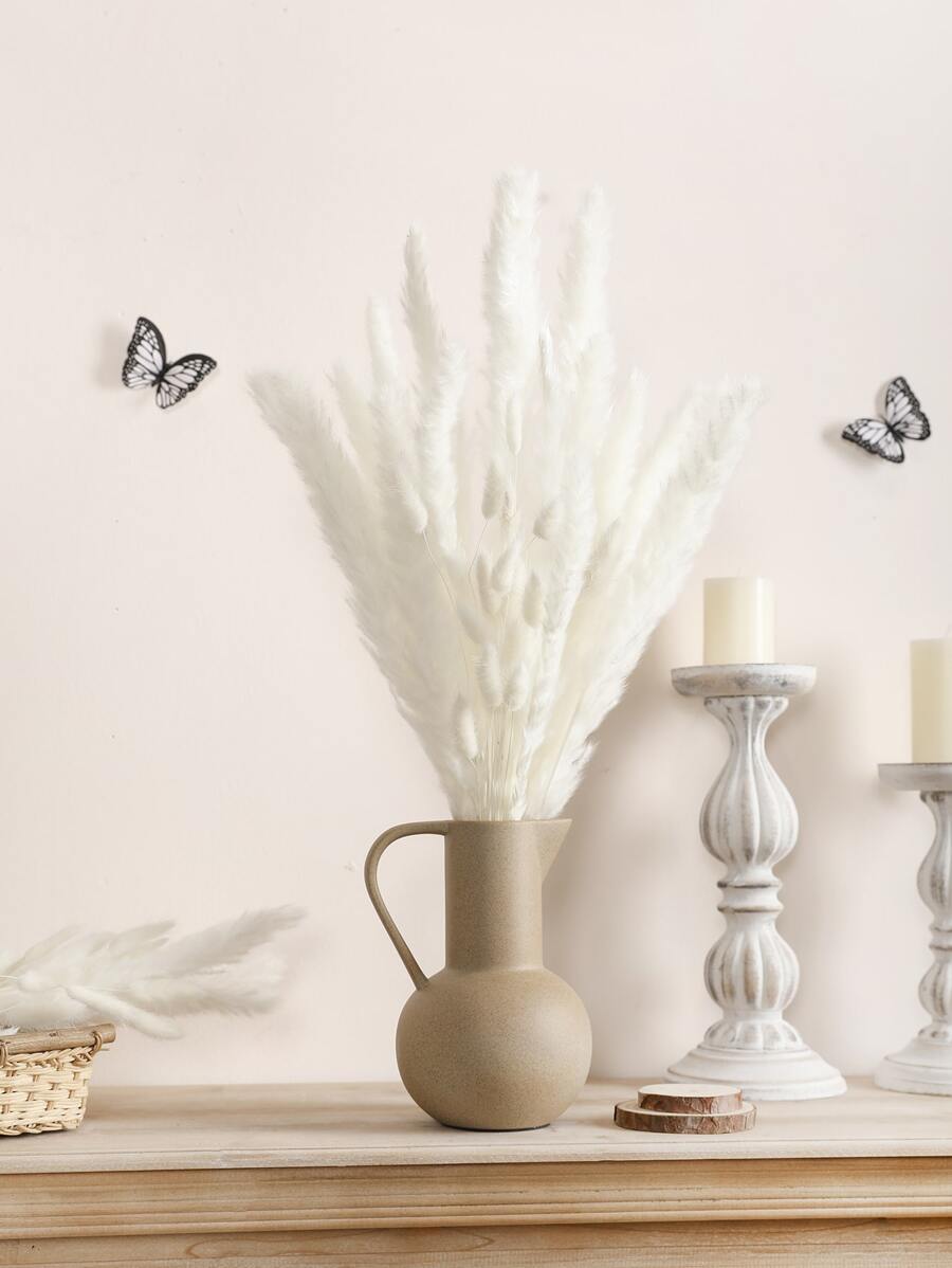 2入組人造植物現代家用人造植物 - 白色 - 查看 1