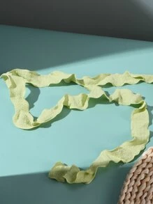 1roll 5m Gift Ribbon, Minimalist Solid Color Green Gift Filament For Party - Green - View 4