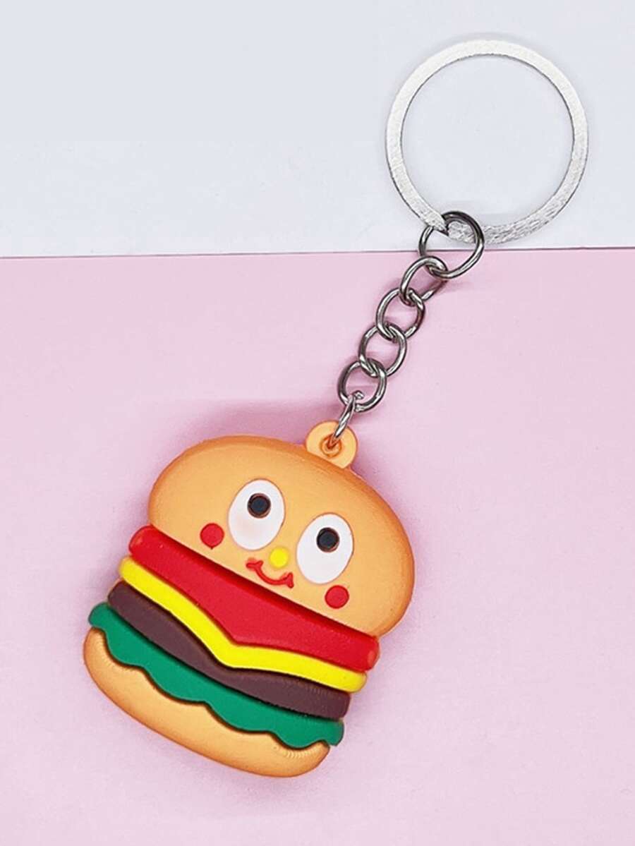 Hombres Llavero hamburguesa accesorio - Multicolor - Ver 1