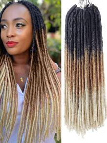 中等編織合成纖維接髮 - 彩色 - 查看 1