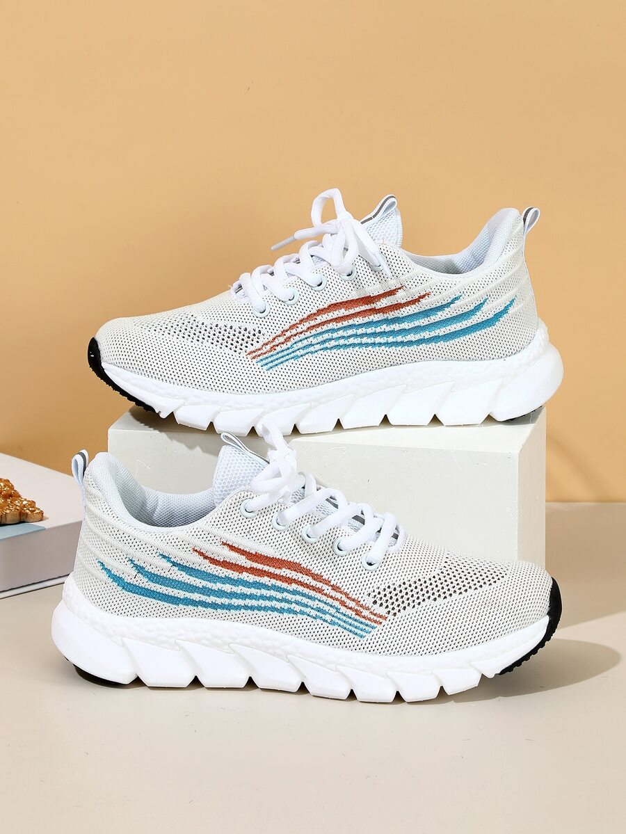 Thể thao Giày Chạy bộ Đối với phụ nữ , Thoáng khí Mặt trước thắt dây Giày thể thao ngoài trời - Nhiều màu - Xem 1