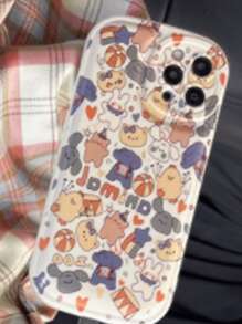 Vỏ điện thoại họa tiết gấu & thỏ hoạt hình - Nhiều màu - Xem 2