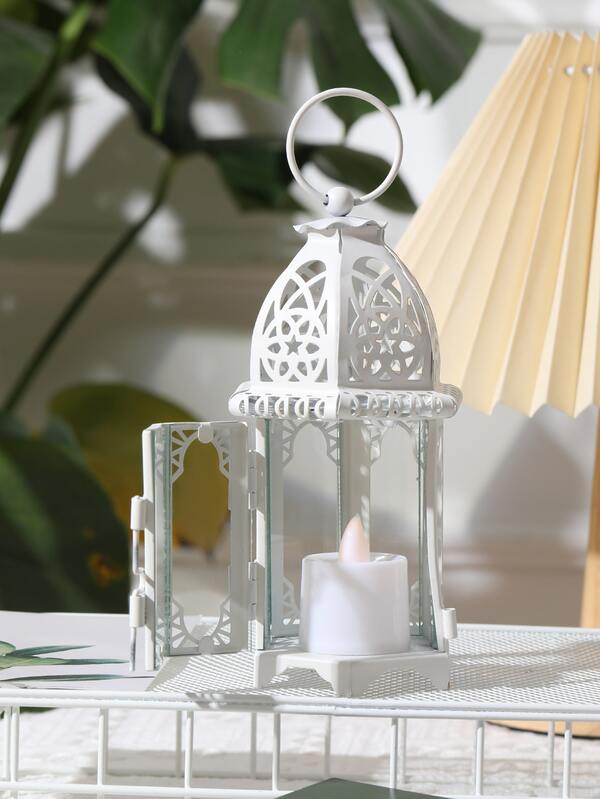 1pc Iron Candle Holder, Vintage Design Candle Holder For Home SHEIN USA