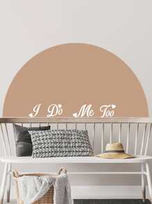 1 pieza Adhesivo de decoración de bodas 'Yo sí/yo también - Recién casados - Novia/Novio'