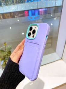 二合一亲肤卡夹保护壳，可拆卸，卡槽，零钱袋，防摔，防汗，防指纹，耐磨，不褪色，适用于 17 Pro Max/17 Pro/17 Air/17/16 Pro Max/16 Plus/16/15 Pro Max/15 Pro/15/14 Pro Max/14 Pro/14/13/12/11 - 紫色 - 查看 10