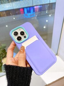 二合一亲肤卡夹保护壳，可拆卸，卡槽，零钱袋，防摔，防汗，防指纹，耐磨，不褪色，适用于 17 Pro Max/17 Pro/17 Air/17/16 Pro Max/16 Plus/16/15 Pro Max/15 Pro/15/14 Pro Max/14 Pro/14/13/12/11 - 紫色 - 查看 11