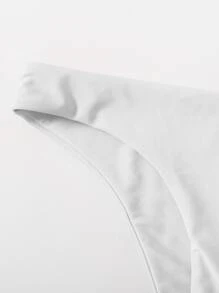 Swim Basics Summer Beach Solid Bikini Panty