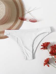 Swim Basics Summer Beach Solid Bikini Panty