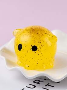 1入組動物柔軟玩具兒童閃光柔軟玩具 - 金色 - 查看 2