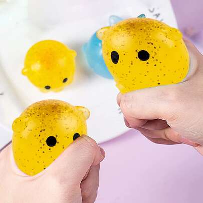 1入組動物柔軟玩具兒童閃光柔軟玩具