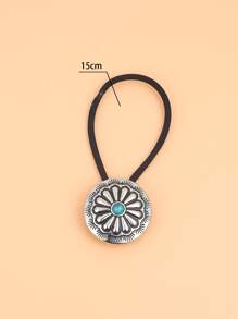 1 dây buộc tóc nữ màu ngọc lam trang trí theo phong cách cổ điển - Nhiều màu - Xem 3