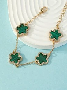 三葉草裝飾手環